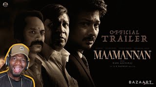 MAAMANNAN - Official Trailer REACTION | Udhayanidhi Stalin | A.R Rahman | Vadivelu | Mari Selvaraj