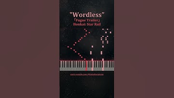 Thumbnail of Fugue Trailer: "Wordless" - Honkai: Star Rail | Piano Tutorial #honkaistarrail #崩壊スターレイル #忘归人 #ピアノ