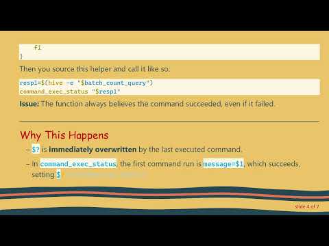 How to Properly Use return Status from Another Shell Script Function