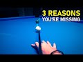 3 Reasons You Keep Missing Shots