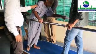 #PT DR.ADIL&DR.VINOTH#SESHAGIRI GAIT TRAINING(WALKING PRACTICE)#PARALLEL BAR #CURE REHAB BEGUMPET.