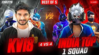 KV18 ESPORTS GUILD TRAILS 🔥 FULL SQUAD ENTRY 🤯 #freefiretelugu #freefirelivetelugu #kv18