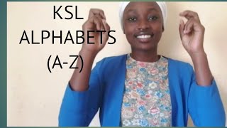 Kenyan sign language ;1.Alphabets( A-Z)