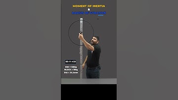 Calculation of RADIUS of GYRATION #iitjeepreparation #radiusofgyration #experiment #physics #iitjee