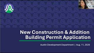 2026 New Construction and Addition Building Permit Application