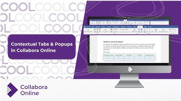 Contextual Tabs and Popups in Collabora Online #FeatureFriday