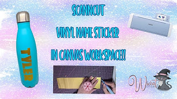 Easy Vinyl Decal Tutorial for Beginners with a ScanNCut