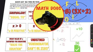 MathDogs test prep plan and strategy to prepare for taking the Math ACT®