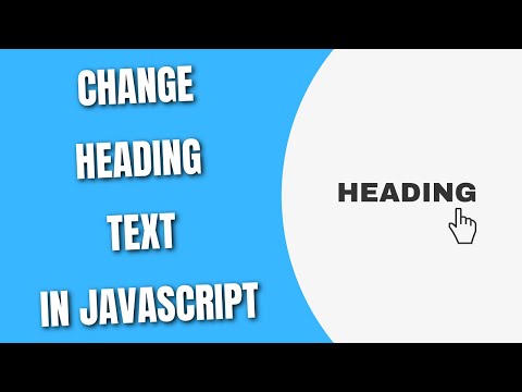 Change Heading Text in JavaScript [HowToCodeSchool.com]