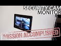 Shop RE-ORG &amp; Security Camera Display INSTALL