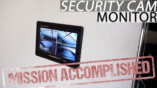 Shop RE-ORG &amp; Security Camera Display INSTALL