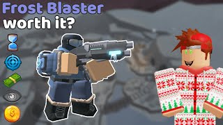 Is buying Frost Blaster WORTH IT? | Tower Defense Simulator [ROBLOX]