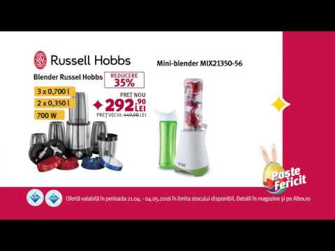 Reclamă ALTEX - Russell Hobbs - Blendere - aprilie 2016
