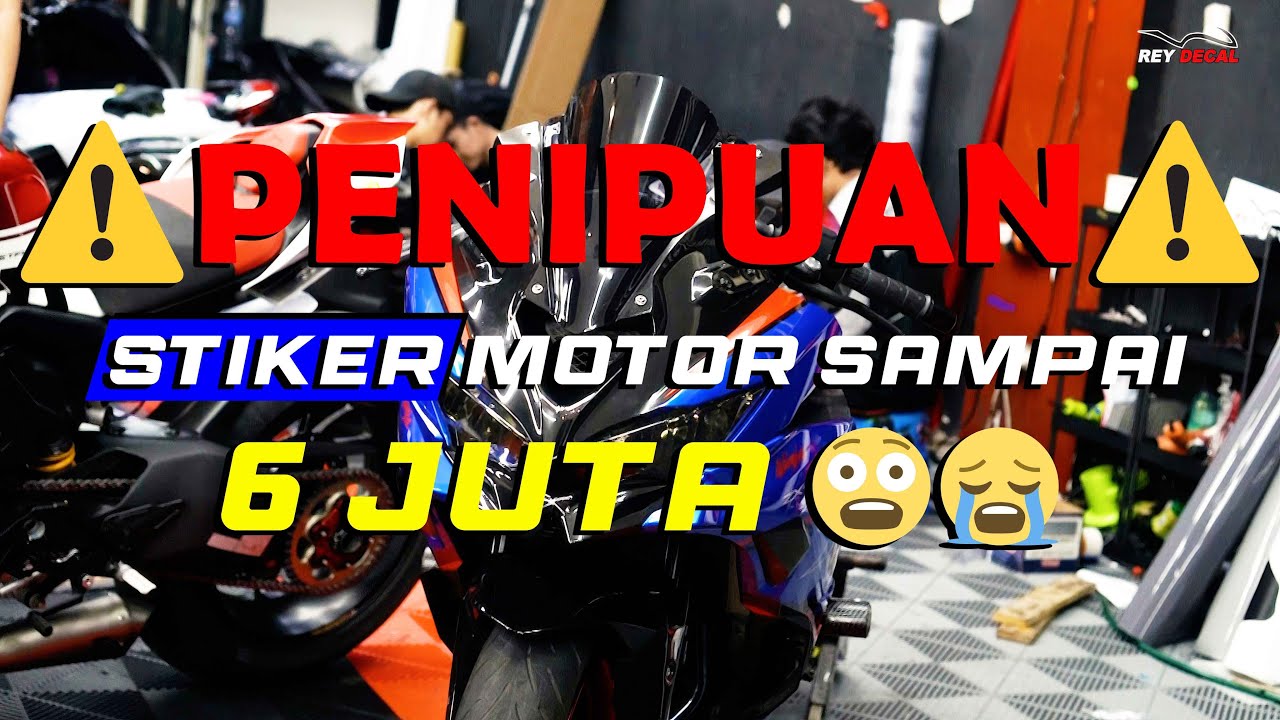 PENIPUAN!!! STIKER MOTOR SAMPAI HARGA 6 JUTA 😭😭