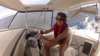 Awesome Sailing in the Caribbean on a Small Catamaran