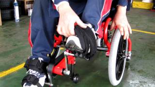 足こぎ車いす　プロファンドを乗ってみた