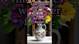 Love Begins With Mom The Memories We Never Forget #ellensmile #shorts #mothersday