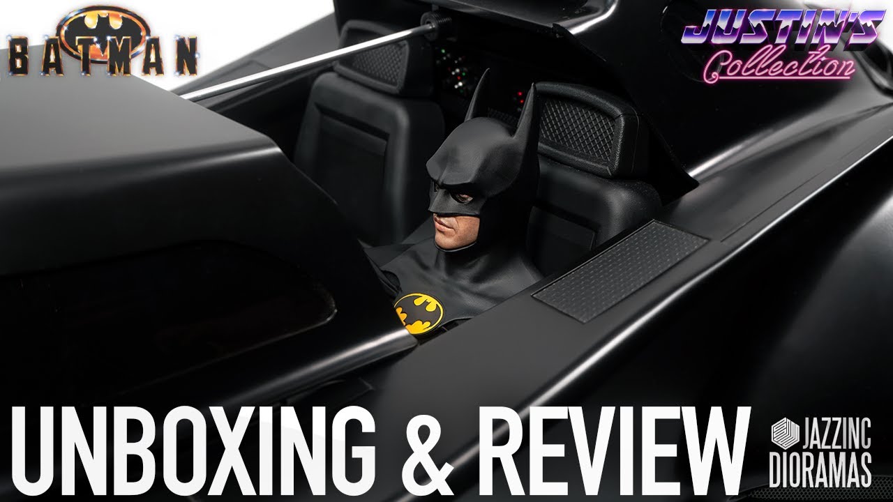 Batman 1989 Sitting Pose JazzInc 1/6 Scale Figure Unboxing & Review
