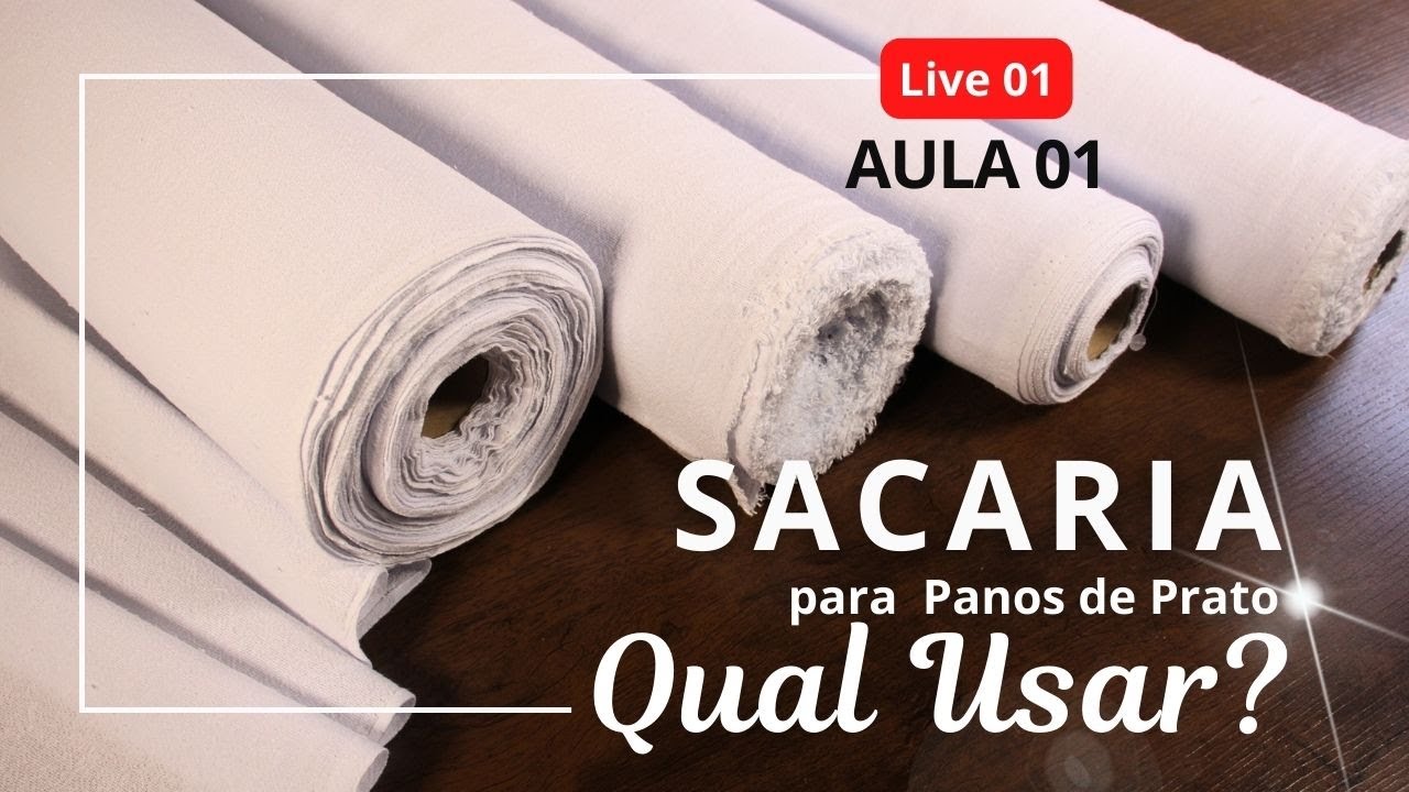 🌟 Sacaria Para Pano de Prato - AULA 01🧵✨