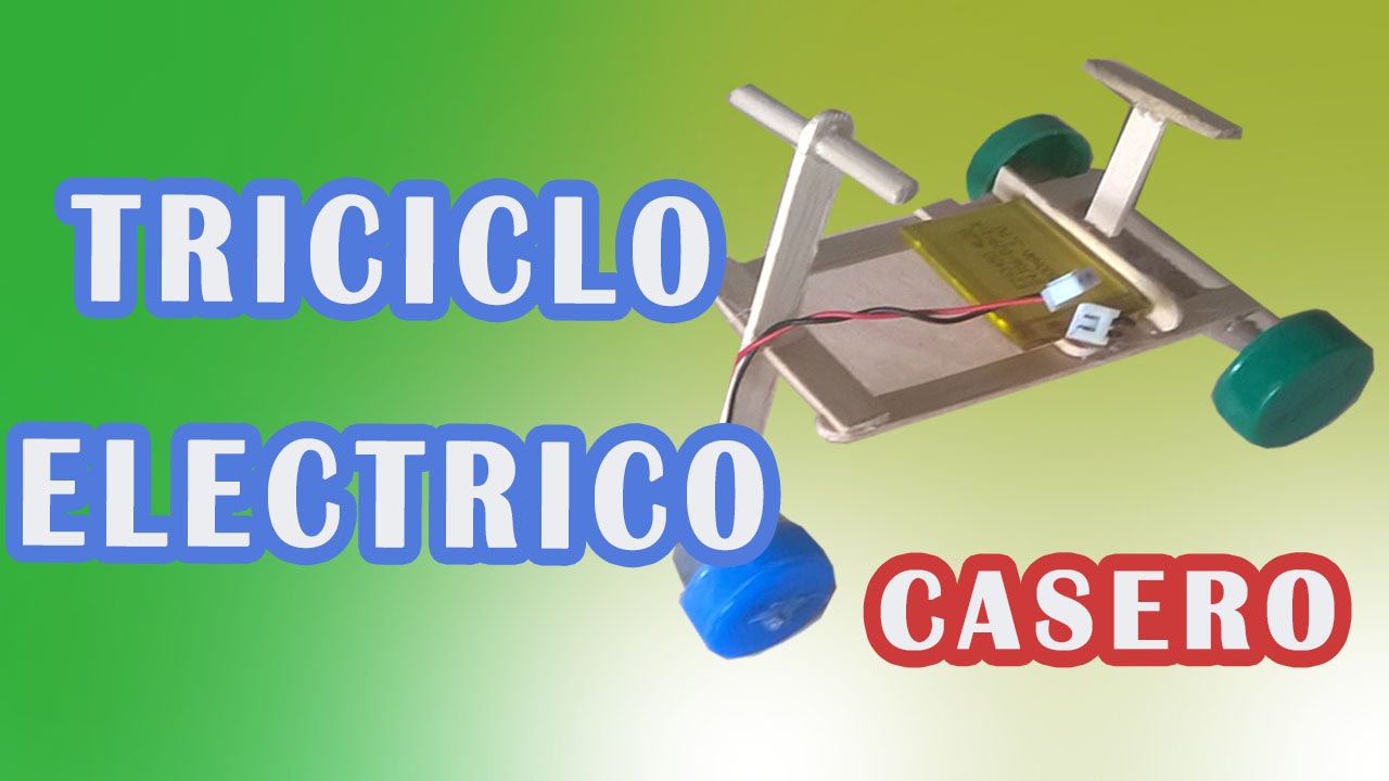 Como hacer Triciclo Electrico Casero || how to make a homemade electric  tricycle - YouTube