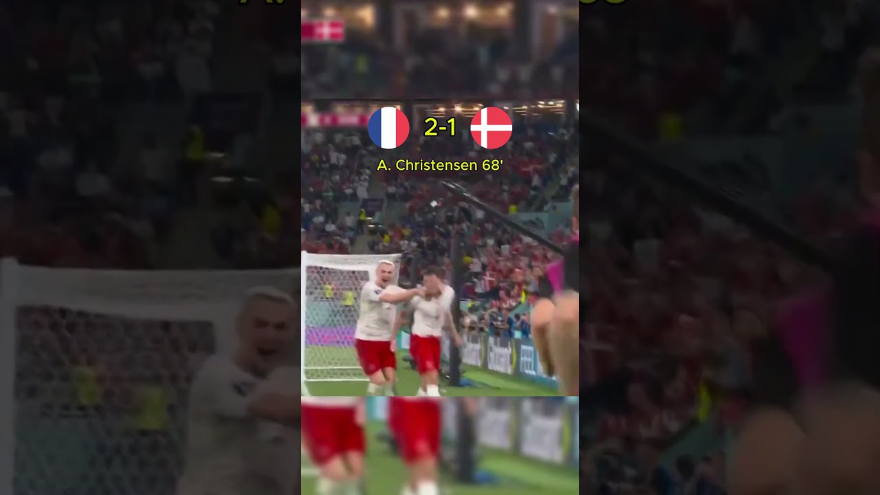 France Edge Denmark 2-1!⚽ World Cup 2022 Thriller 