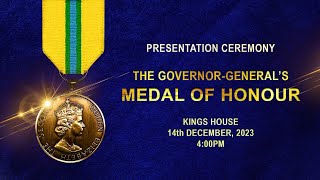 JISTV | Governor General's Medal of Honour Presentation Ceremony