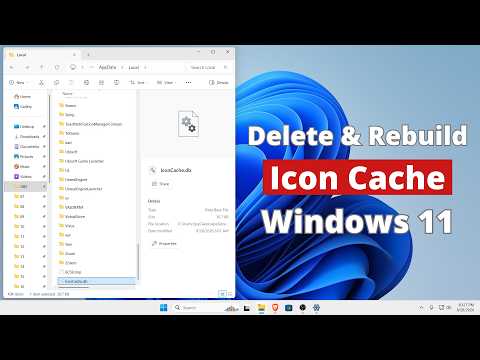 How to Delete and Rebuild Icon Cache in Windows 11