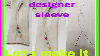 Designer Sleeve overlap design 👗🪡✂️🤩🥰😍💯