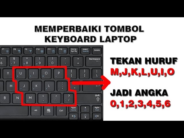 cara setting keyboard laptop