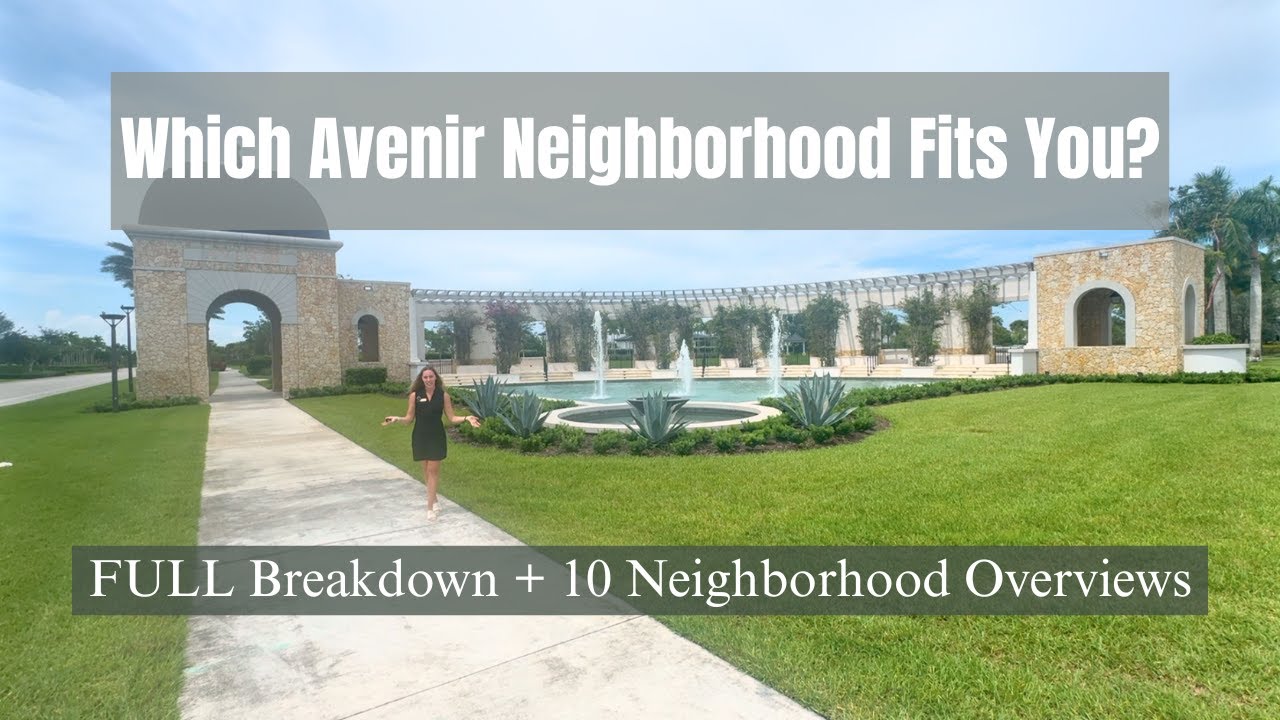 Everything You Need to Know About Avenir Palm Beach Gardens (Homes, Amenities, Prices, ect.)