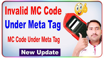 invalid mc code under meta tag morpho ||