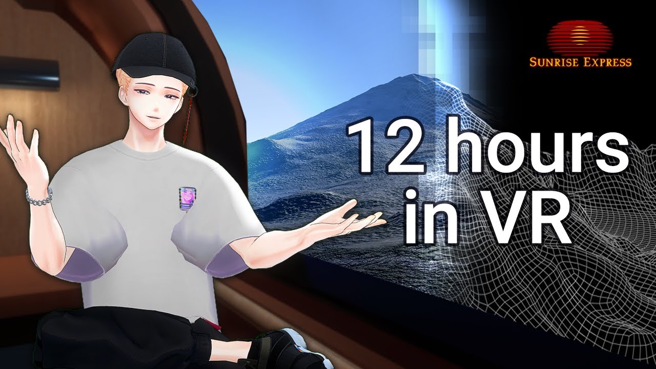 12 hours in a Japanese Sleeper Train in VRChat