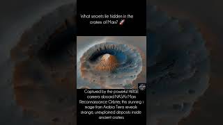 Mysterious Crater Deposits on Mars 😱 | HiRISE Reveals the Unknown #space