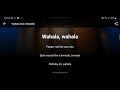Ckay ft. Olamide - Wahala [Lyrics]