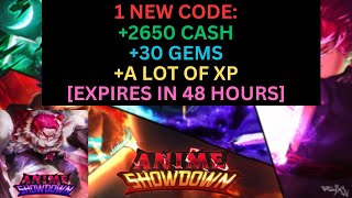 [1 NEW CODE] * 30 GEMS & FREE MONEY* ALL WORKING IN ANIME SHOWDOWN MARCH 2023! Roblox.