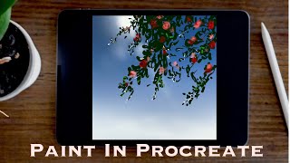How to Draw Rose Bushes in Procreate iPad Tutorial | Paint with Basic Brushes | The ProArt screenshot 5