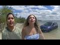 Women Drive Straight Into The Ocean, Instantly Regret It