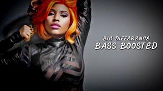 Nicki Minaj - Big Difference | Bass Boosted🔊 [Best Version]