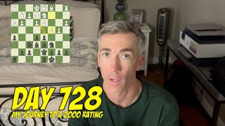 Day 728: Playing chess every day until I reach a 2000 rating