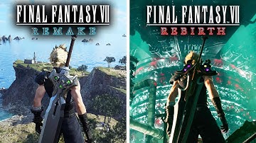 Final Fantasy 7 Rebirth vs FF7 Remake - Physics, Combat & Details Comparison