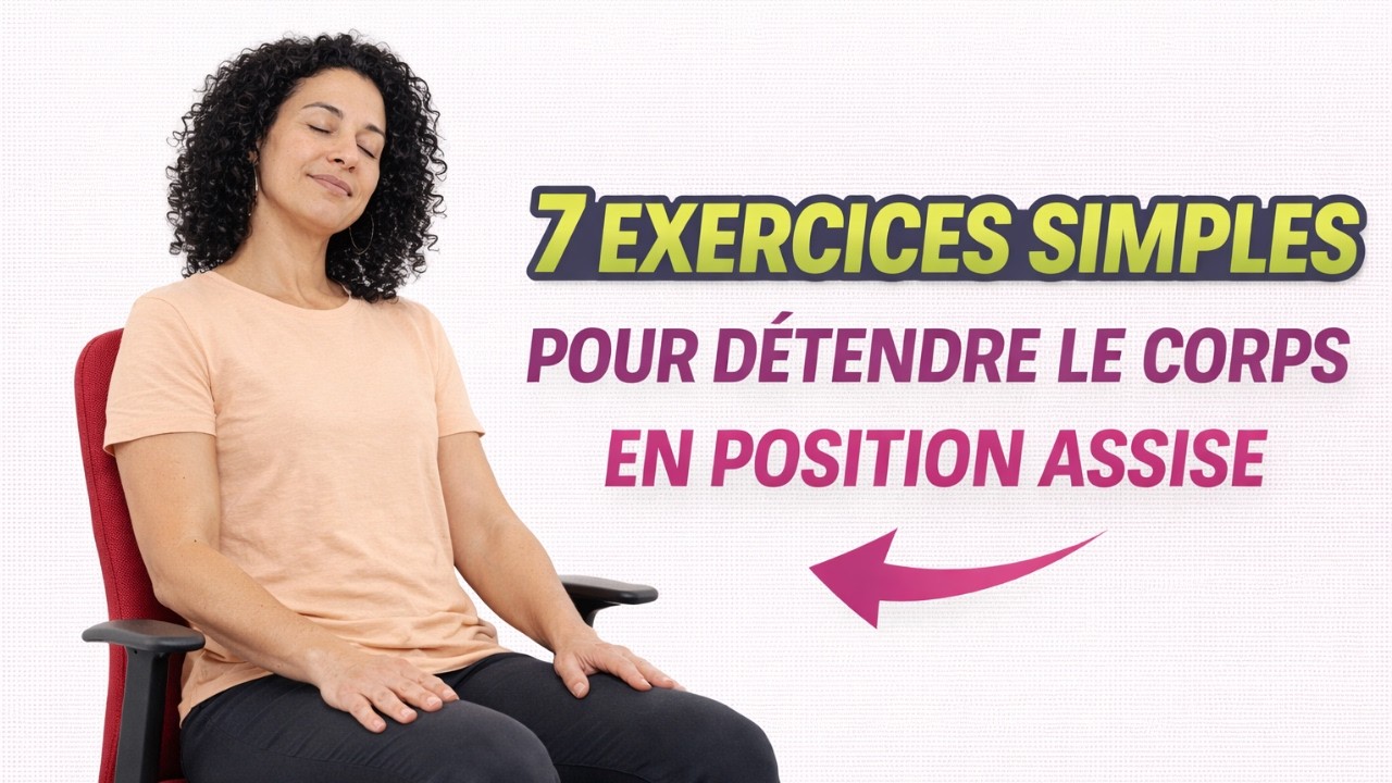 7 exercices simples pour détendre le corps en position assise