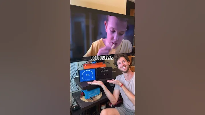 100Ah Lithium Battery vs TV