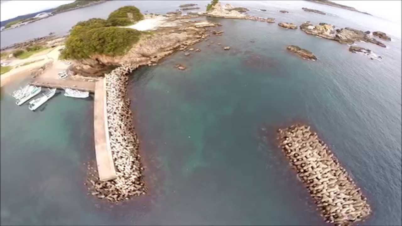 空撮アオリイカ釣り場 和歌山 串本 出雲漁港 Youtube
