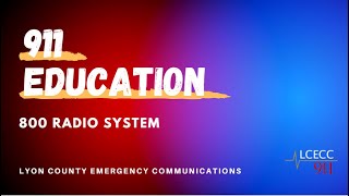 911 EDUCATION 800 RADIO SYSTEM