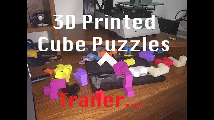 3D Printed Cube Puzzles Trailer