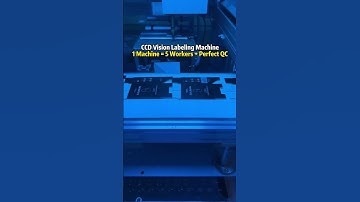 CCD Camera Visual Flat Labeling Machine