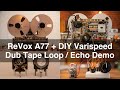 🛠️ ReVox A77 Reel-To-Reel + DIY Varispeed Mod, Part 1: How-to, Tape Echo / Dub FX + Demos 🔊