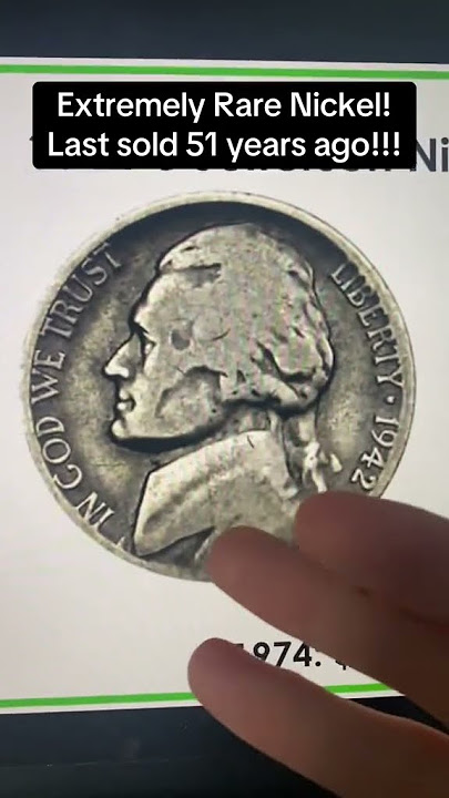 $11,000 RARE:  1942-S Nickel That Last Sold 50  Years Ago! #jeffersonnickels #valuablecoins