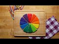 Color wheel cookie puzzle  tasty recipes