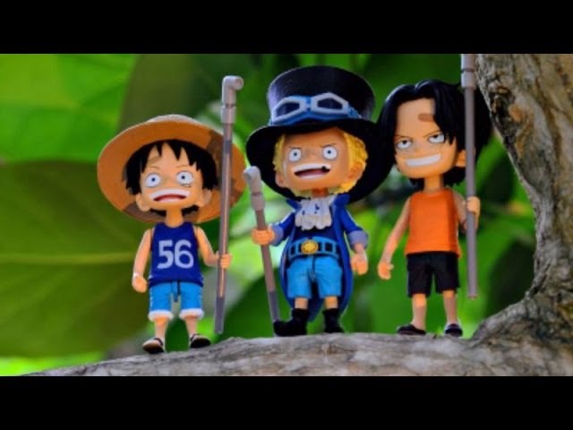 One Pieceルフィの幼少時代の友情 ストップモーションアニメ ワンピース Cry Heart Children S Dream Youtube